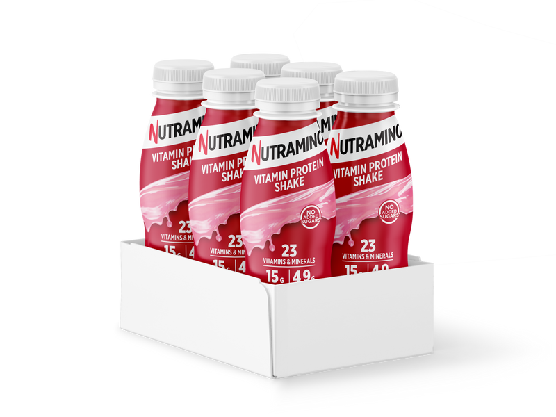 Nutramino Vitamin Protein Shake - Strawberry (6x325)