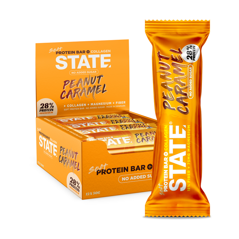 State Soft Protein Bar - Peanut Caramel (12x50g)