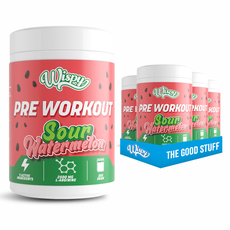 Wispy Pre Workout - Sour Watermelon (6x 350g)