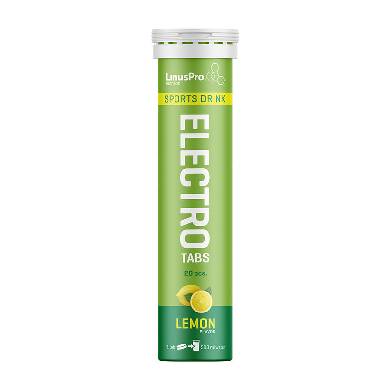 LinusPro Elektrolyt Tabs - Lemon (12x80g)