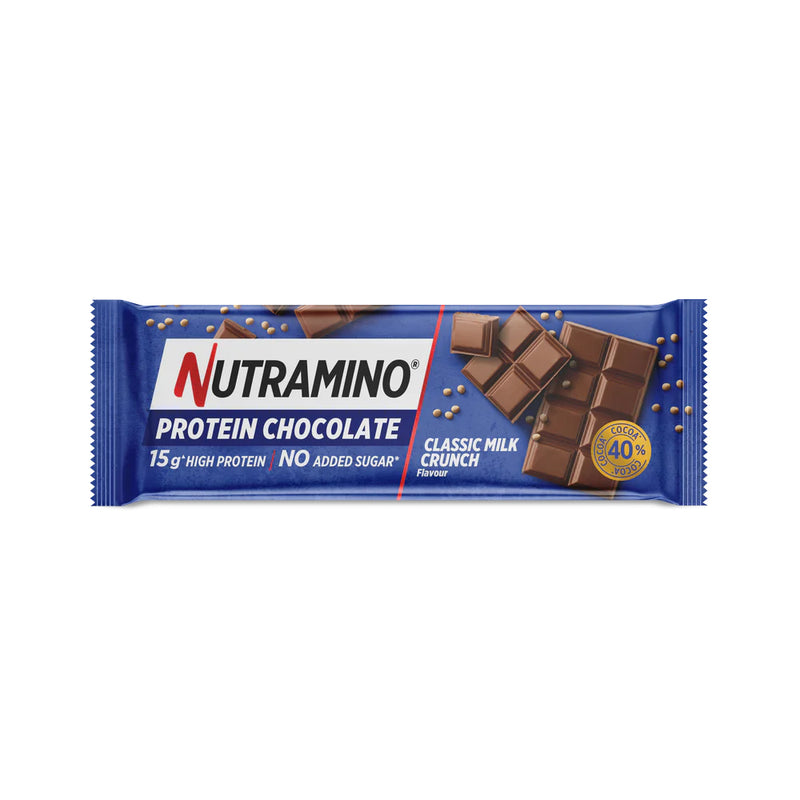 Nutramino Protein Chocolate Bar - Classic Milk Crunch (16x 50g)