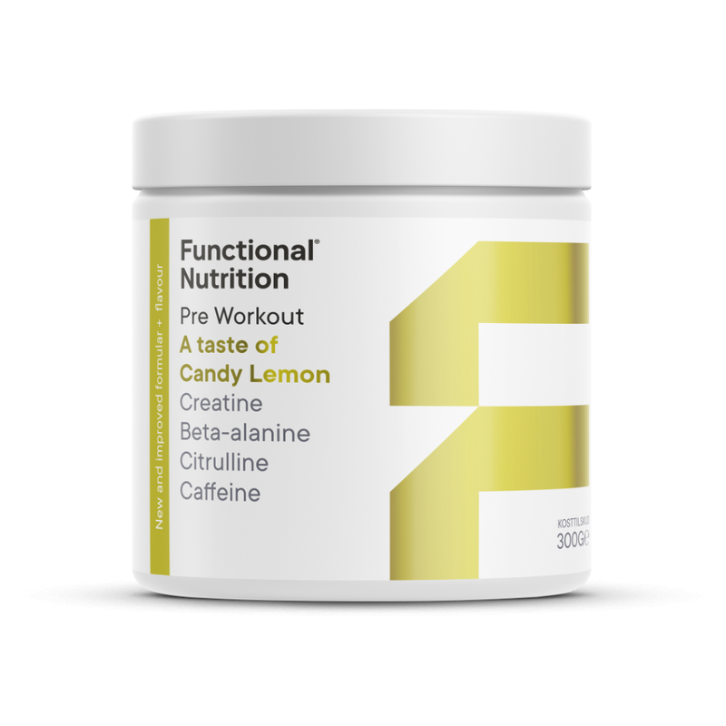 Functional Nutrition Pre-Workout Candy Lemon (6x300g)