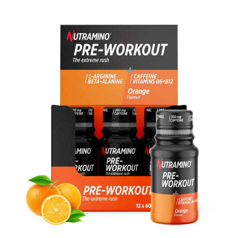 Nutramino Pre-Workout Shot - Orange (12x 60ml)
